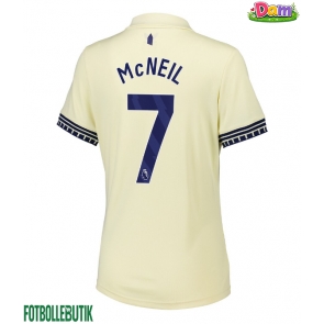 Everton Dwight McNeil #7 Bortatröja Kvinnor 2025-26 Kortärmad